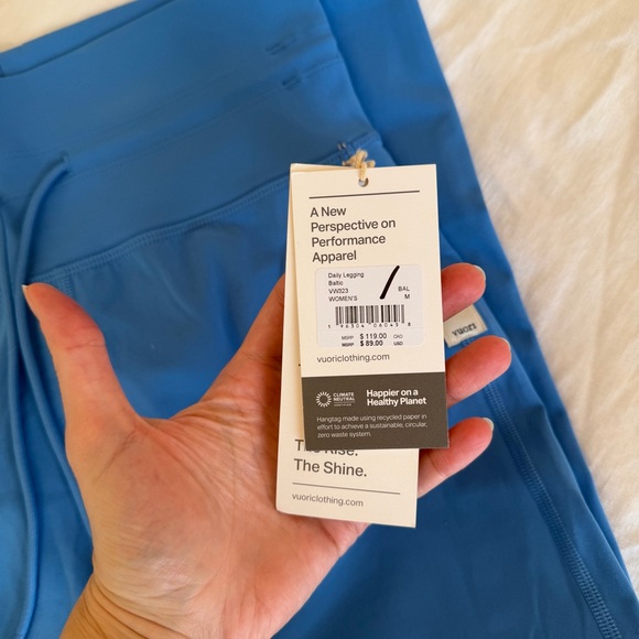 NWT Vuori daily legging baltic M - Picture 2 of 2